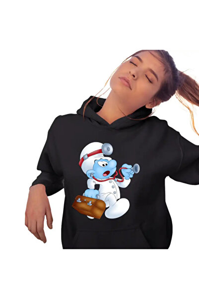 OEM Hanorac Femei Doctorul Strumfii Urgenta Medic