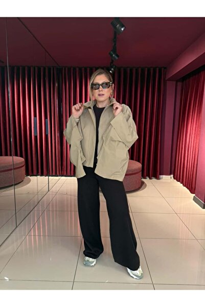 Serpirella Butik Oversize Short Trench