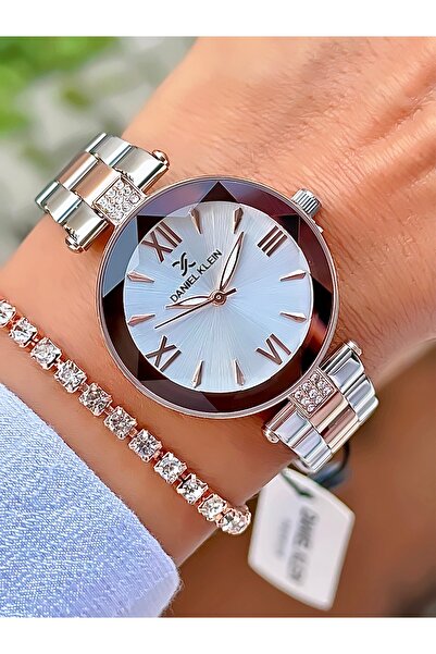 Daniel Klein Cut Glass 3 Atm Water Resistant Steel Band Suitable for Daily Use Women's Wristwatch