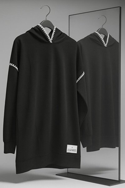 Feyza ZARİF DİKİŞİYLE GÖZE GELEN SPOR VE TESETTÜRE UYGUN SWEAT