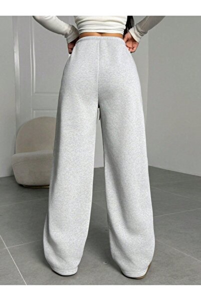 BERYY MODA Kadın Baggy Battal Büyük Beden Spor Giyim Kaliteli Bol Kesim Esnek Rahat Kumaş Eşofman Altı r5