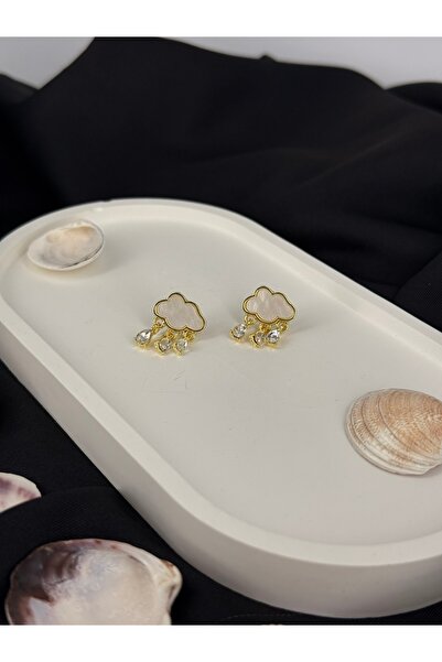 Unzilee Steel Earrings with Cloud Figure