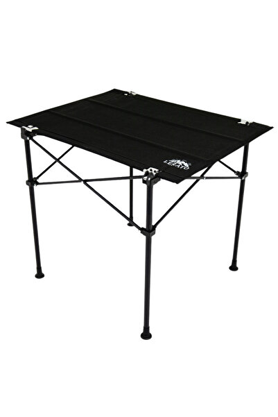 Lerato Katlanabilir Kumaş Kamp Ve Piknik Masası Xl Model ,73 X 53 X 58 Cm Siyah