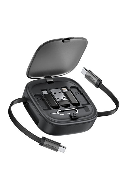 VU-TEK Acefast - Cablu de date (J3) - Set de călătorie Cablu 2x USB-C, USB, L...