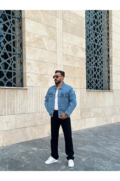 PEERLESS STORE Oversize Unlined Denim Jacket