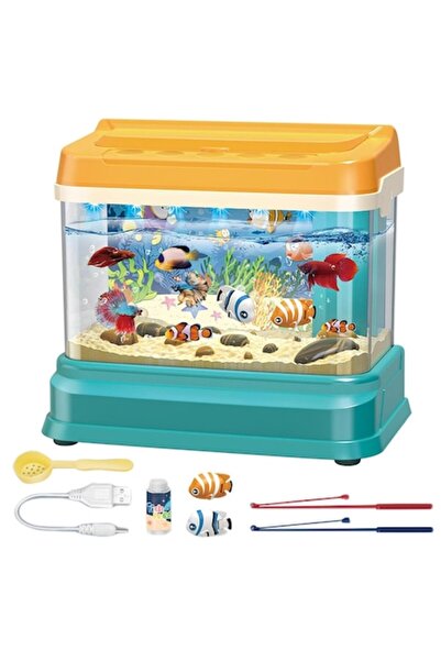 dalimag Educational Montessori Toy, Axroad Mall, Interactive Aquarium Set with Lights and Sound
