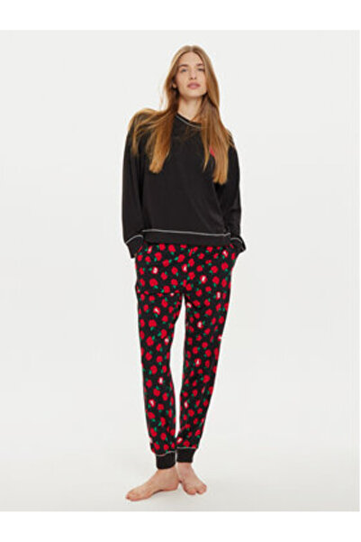 Dkny Pijamale pentru femei YI90025 Negre