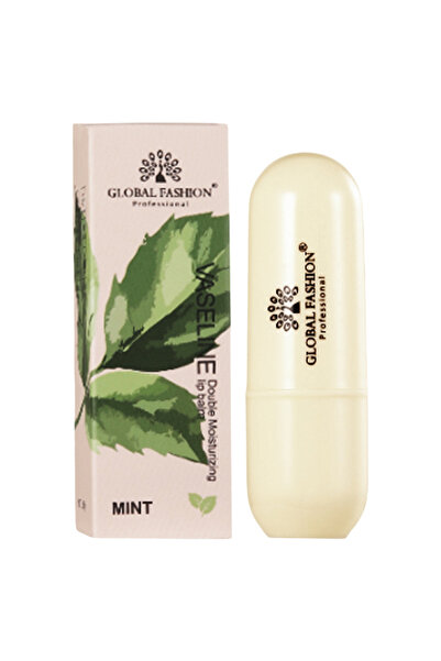 global fashion مرطب شفاه كوري بنكهة النعناع - 4 نكهات، مرطب، غير لزج، مكونات طبيعية، للعناية اليومية بالشفاه