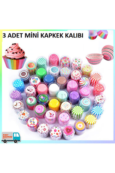 SEYDİ Mini Kapkek Kalıbı 3 ADET