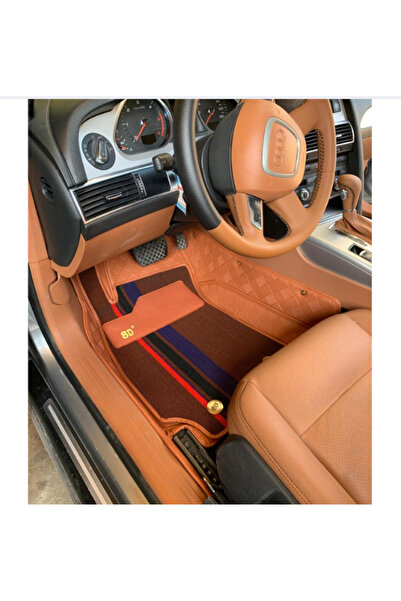 8D Audi A6 2005-2011 Arası Aracına Özel Çift Katmanlı Havuzlu Paspas Takımı (...
