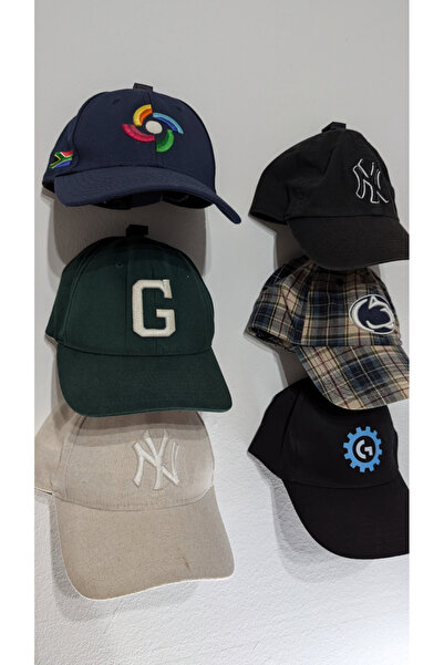 SORA DESIGN Şapka Düzenleyici Duvar Askısı – Zarif Şapka Sergileme Aparatı - 1 Adet