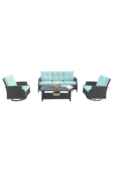 Living Accents Weather Resistant Elegant Outdoor Seating Set
