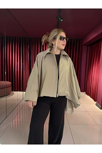 Serpirella Butik Oversize Short Trench