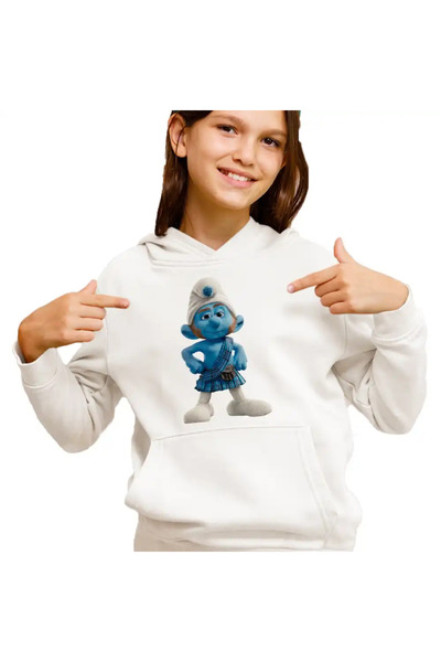 OEM Hanorac Copii Fete Strumfii Scotianul Roscatul