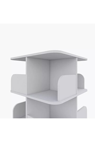 Generic Vanilla Ollie Revolving Book Storage Unit