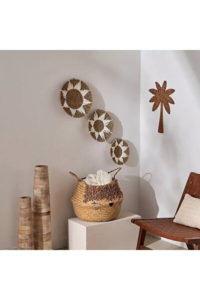 Generic Belmonte Palm Wood Wall Decor - 34 x 51 cm