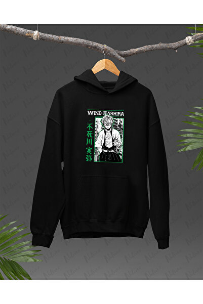 Nulivez هوديي كبير الحجم للجنسين عالي الجودة مطبوع عليه شخصية أنمي ويند هاشيرا