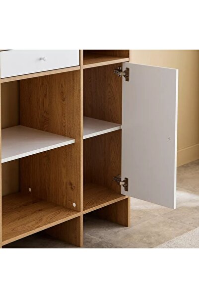 Generic Bruno Alford Multipurpose Cabinet with One Door and One Drawer