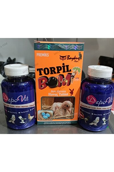 DEPOVİT Yavru Hapı-süper Kalite 3 Lü Set-güvercin-horoz-1500 Tablet