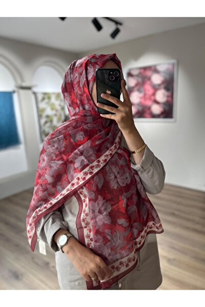 Merwiss Petra Desen Rami Şal - Bordo