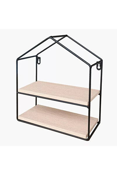 Generic Urban Pentagon 2-Tier Metal Rack - 26x11x28.5 cm