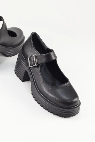 Alphus Hco High Heeled Women's Loafer Shoes