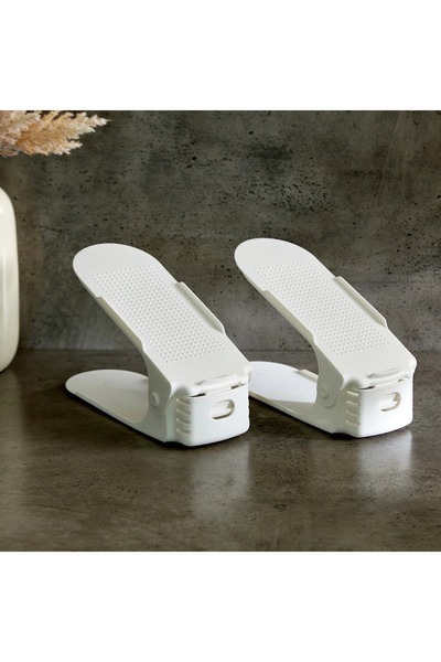 Generic Saga 2-Piece Shoe Organizer - 25x9x9.5 cm