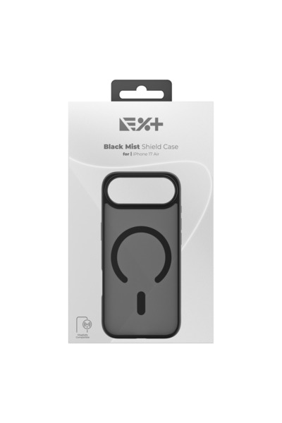 NOA Husa de protectie Mist Shield, compatibila Magsafe, pentru Iphone 17, Negru