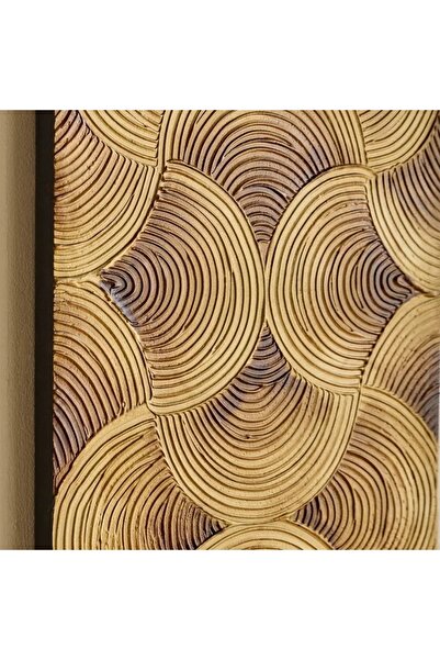 Generic 100% Hand Painted Agate Abstract Framed Wall Art - 50 x 2.8 x 70 cm