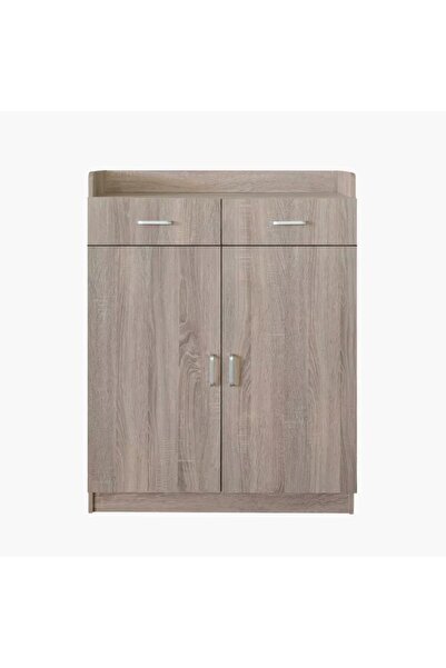 Generic Movo Coda Shoe Cabinet, 16 Pairs, 2 Doors, 2 Drawers