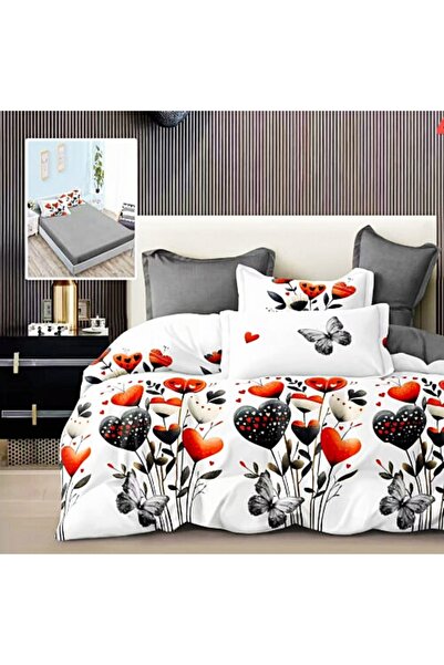 PATONE Finet bed linen, fitted sheet 160x200cm, 6 pieces, for double bed, RAH160-294