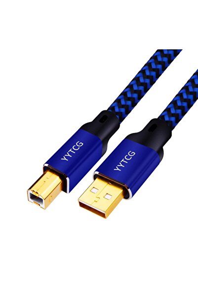 YYTCG Cablu audio Hi-Fi, USB-A la tip B - 1 m