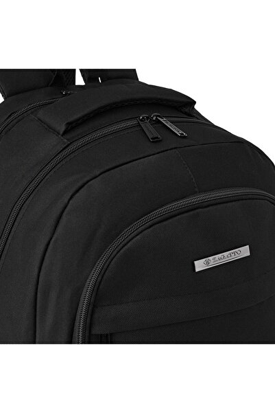 zagatto Rucsac barbat, Negru, 32x47x22 cm, Bagaj mana avion, 33 L, Ghiozdan casual, Business, ZG975