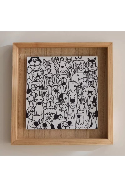 Generic Forest Animals Collection Wall Frame - 25x25x3 cm