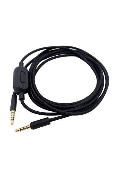 PadForce Audio Cable for Logitech G433, G233, G Pro, G Pro X, 3.5mm Jack, Volume Control, 2m Length