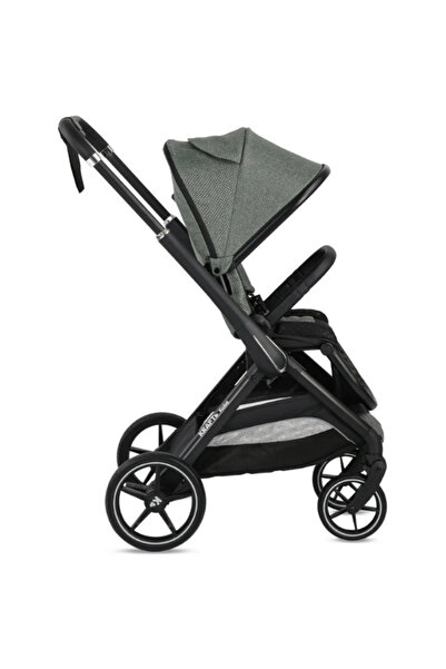 Kraft Kobe Capsule Çift Yönlü Doğumdan İtibaren 22 Kg Taşıma Travel Sistem Bebek Arabası Black Green