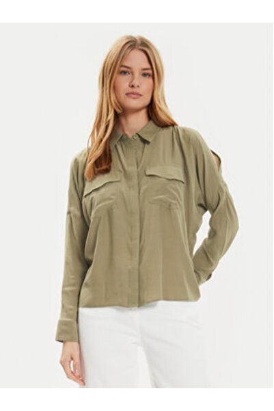 Dkny Women's Shirt P4DM8X00 Green