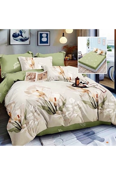 PATONE Finet bed linen, fitted sheet 180x200cm, 6 pieces, for double bed, RAH180-292
