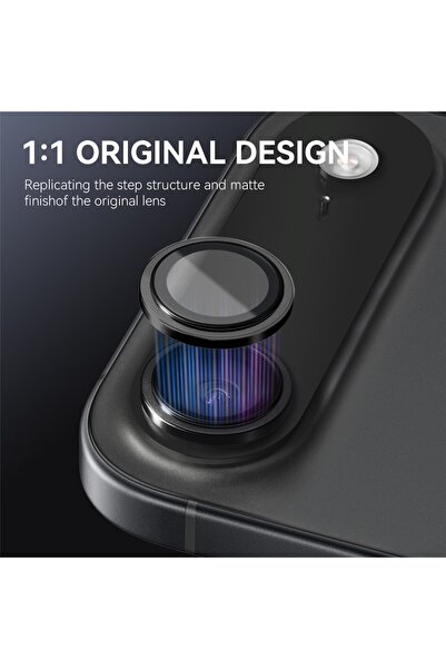 corcishop iPhone 17 Air Compatible Camera Protection Lens Protector Tempered Glass