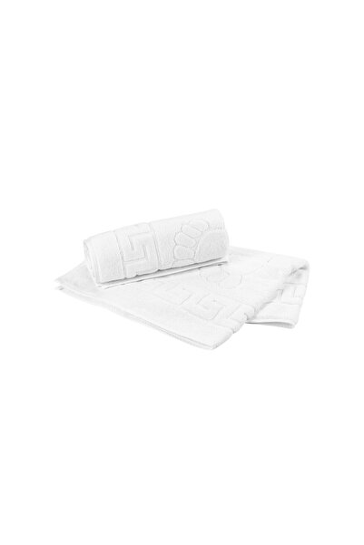 Bedora Set of 2 Hotel Line foot towels, Bedora, 50 x 70 cm, 100% carded cotton, 650 gr/sqm, white