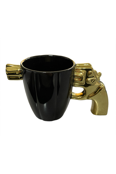 NETAVANTAJ Gold Black Color Gun Pistol 3D Trophy
