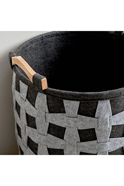 Generic 3-Piece Round Felt Basket Set