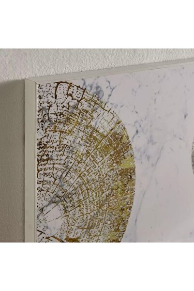 Generic مجموعة صور فوسيل التجريدية المؤطرة، قطعتان - 50×70×2.5 سم