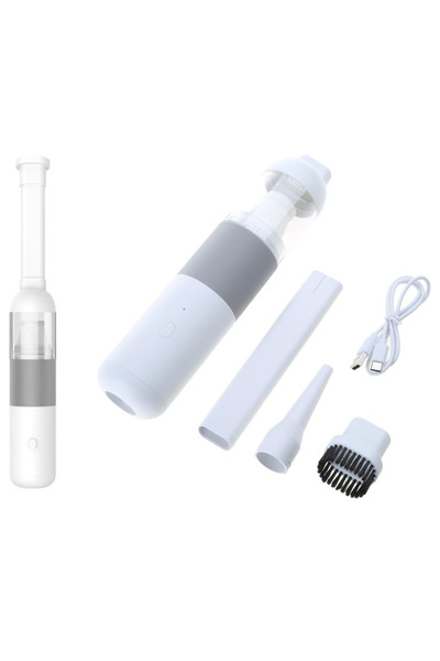 OEM 120W Cordless Portable Vacuum Cleaner, Gray, 258x57x57mm, for Car Cleaning and Narrow Spaces