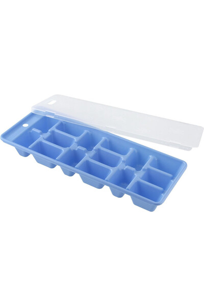 FACKELMANN Ice tray with lid 49368, 25x10 cm, Multicolor
