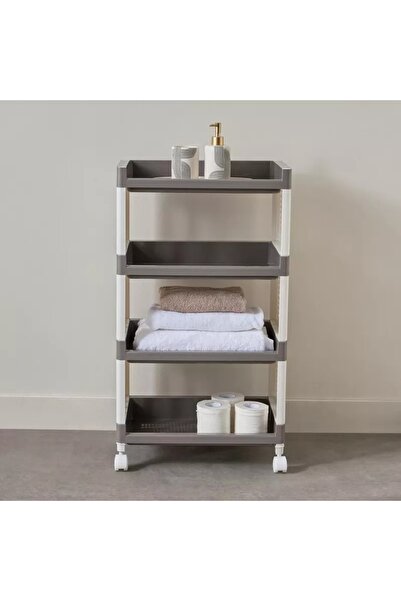 Generic Easystore 4-Tier Storage Rack with Wheels