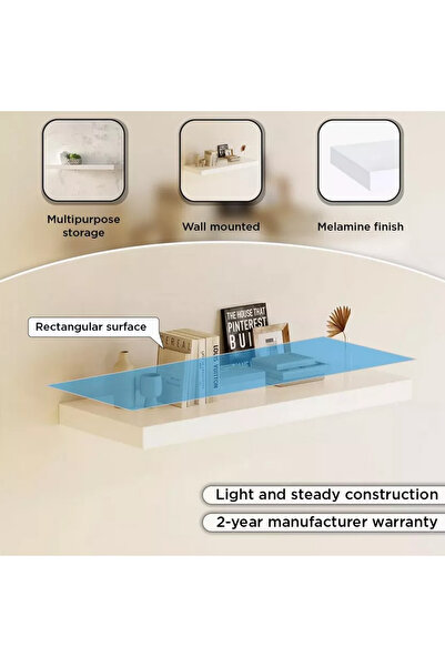 Generic Jazz Wall Shelf - 60x23.5x3.8 cm