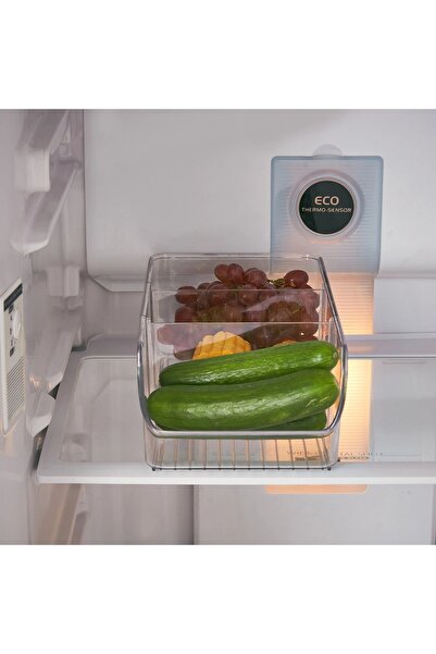 Generic 3-Compartment Food Storage Box - 28 x 14 x 9 cm