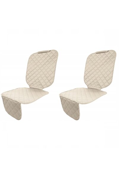 Metru Patrat Set 2 Auto Seat Protectors Metru Patrat, Cream, Quilted, Washable