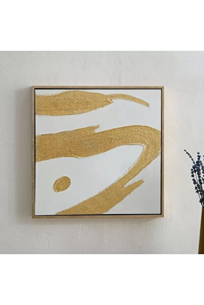 Generic Hand-painted framed wall art from Nairobi - 42 x 42 x 4 cm